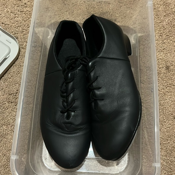 Bloch Ladies Tap-Flex Leather Tap Shoes Size 7.5 - Picture 3 of 4